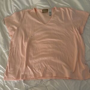 Liz Claiborne XXL Peach Tee